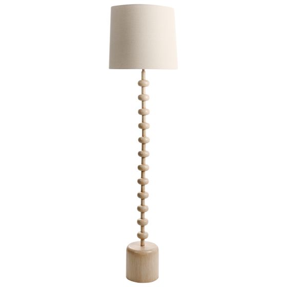 Gulvlampe KRIOS Metal Lysebrun