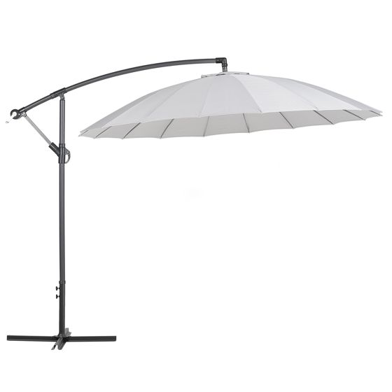 Cantilever parasol 268 cm CALABRIA II Lysegrå