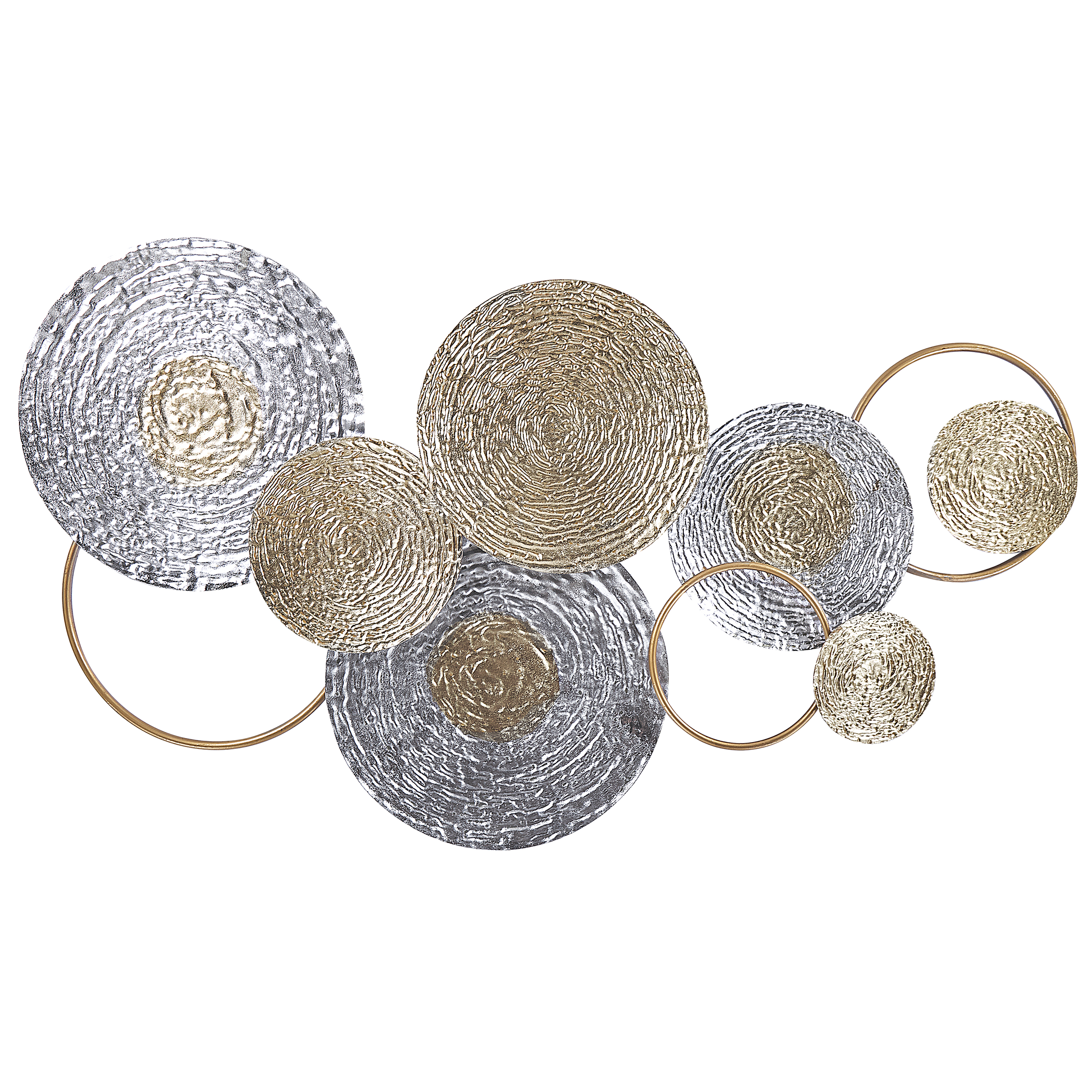 Vægdekoration VANADIUM 60 cm Metal Guld