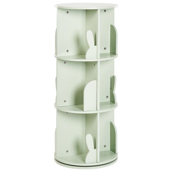Roterende bogreol CANEY 94 cm Lysegrøn