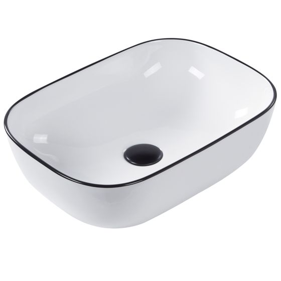 Vask til bordplade XERT 46 x 33 cm Keramik Hvid