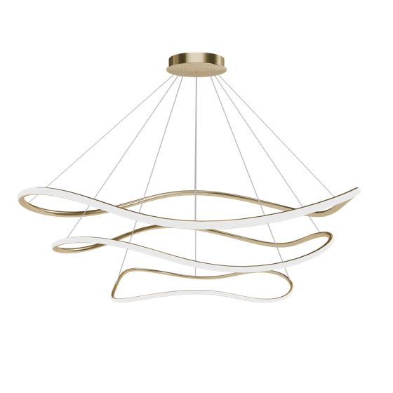 TOOLIGHT hængende loftlampe LHJ051-CP1 Guld 110x110x60cm