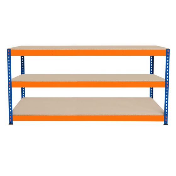 S-Rax skrivebord med 3 niveauer - 180 cm x 60 cm x 90 cm