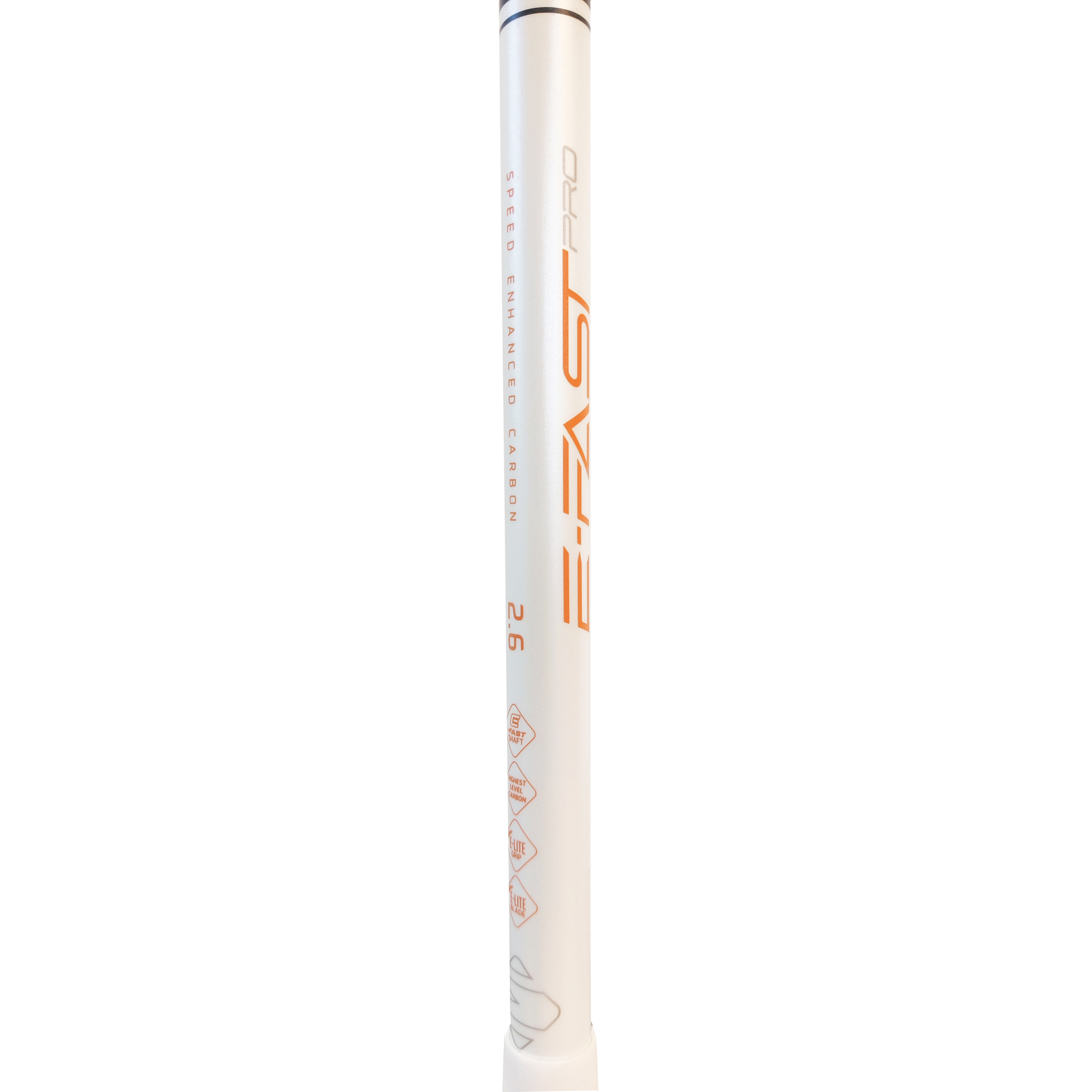 Exel E-Fast Pro 2.6 Oval Mb Floorballstav, Hvid