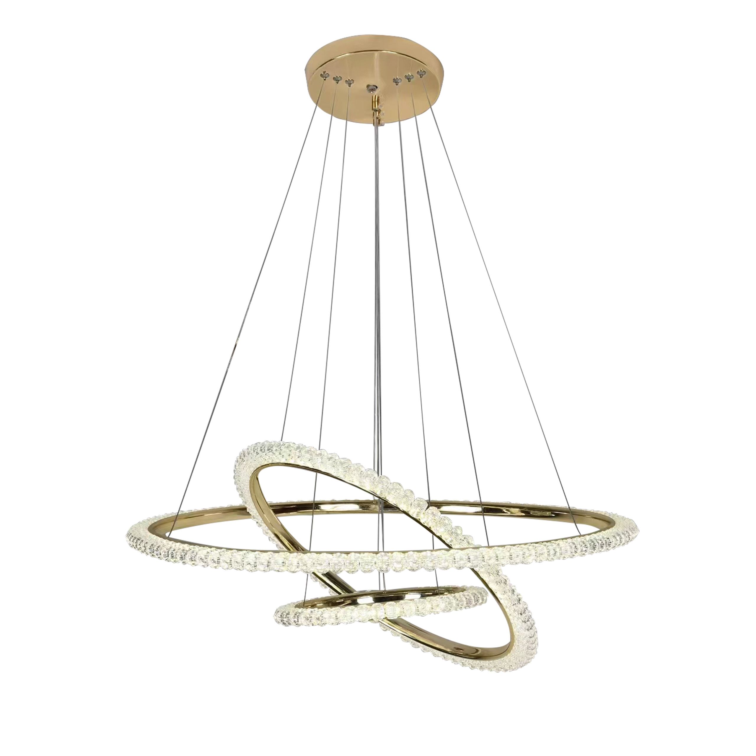 Toolight Pendellampe LED G036-CP Guld 30x65x30cm