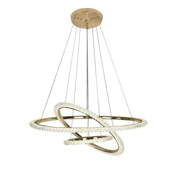 Toolight Pendellampe LED G036-CP Guld 30x65x30cm