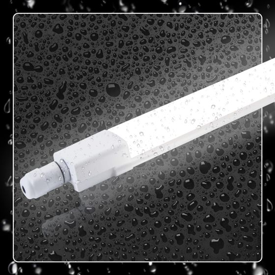 NETTLIFE LED - loftlampe, 120 cm, til våde områder, 36 W, IP65, neutral, hvid, 4000 K