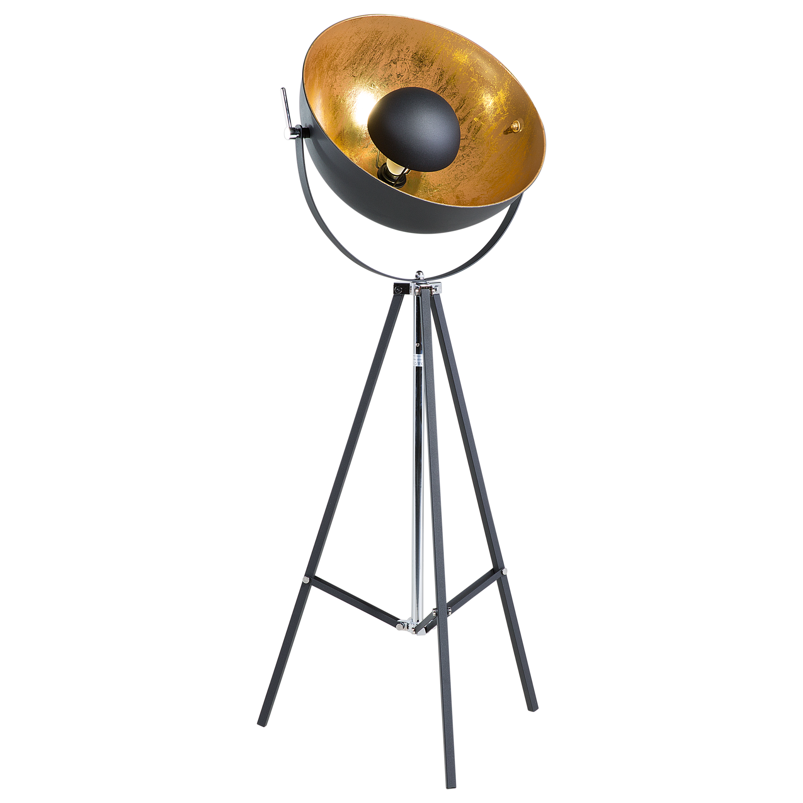 Gulvlampe THAMES Metal Guld
