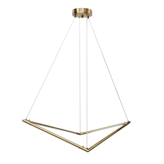TOOLIGHT hængende loftlampe APP1776-CP LED Børstet guld 83x57x95cm