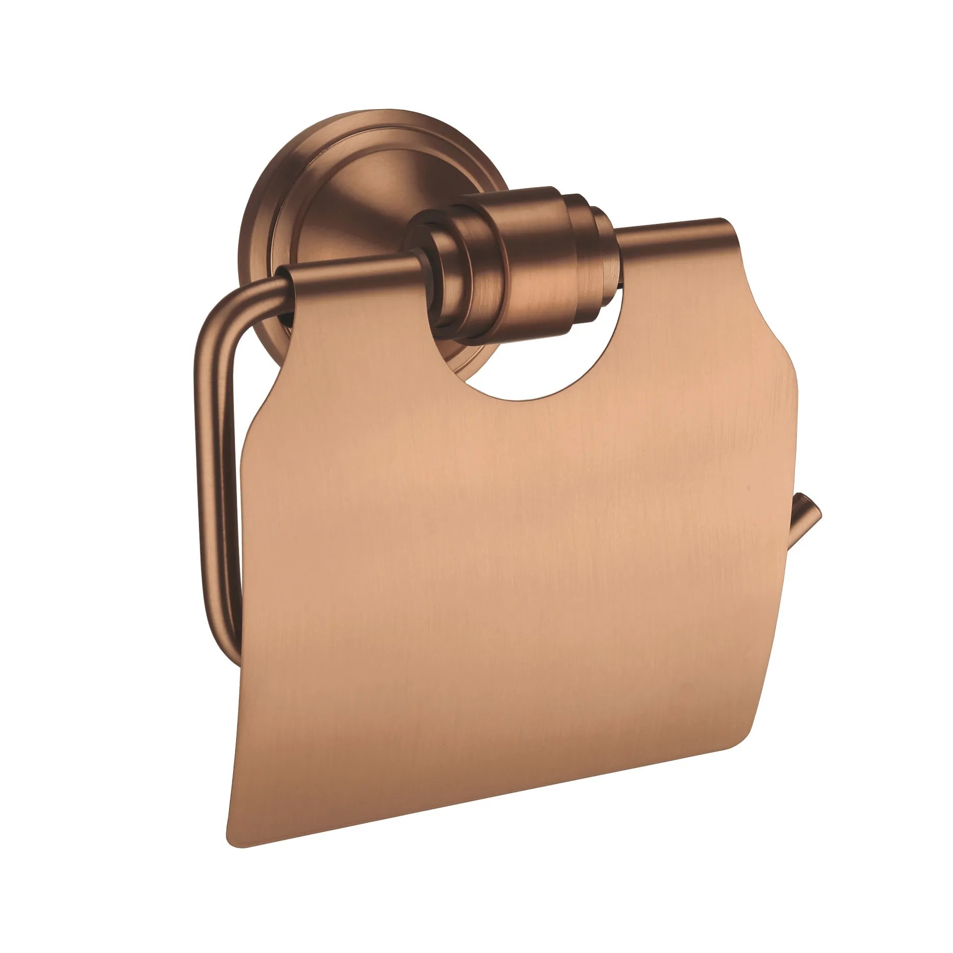 REA toiletpapirholder 1608 Aristo Børstet kobber, 0,8x11,5x12cm