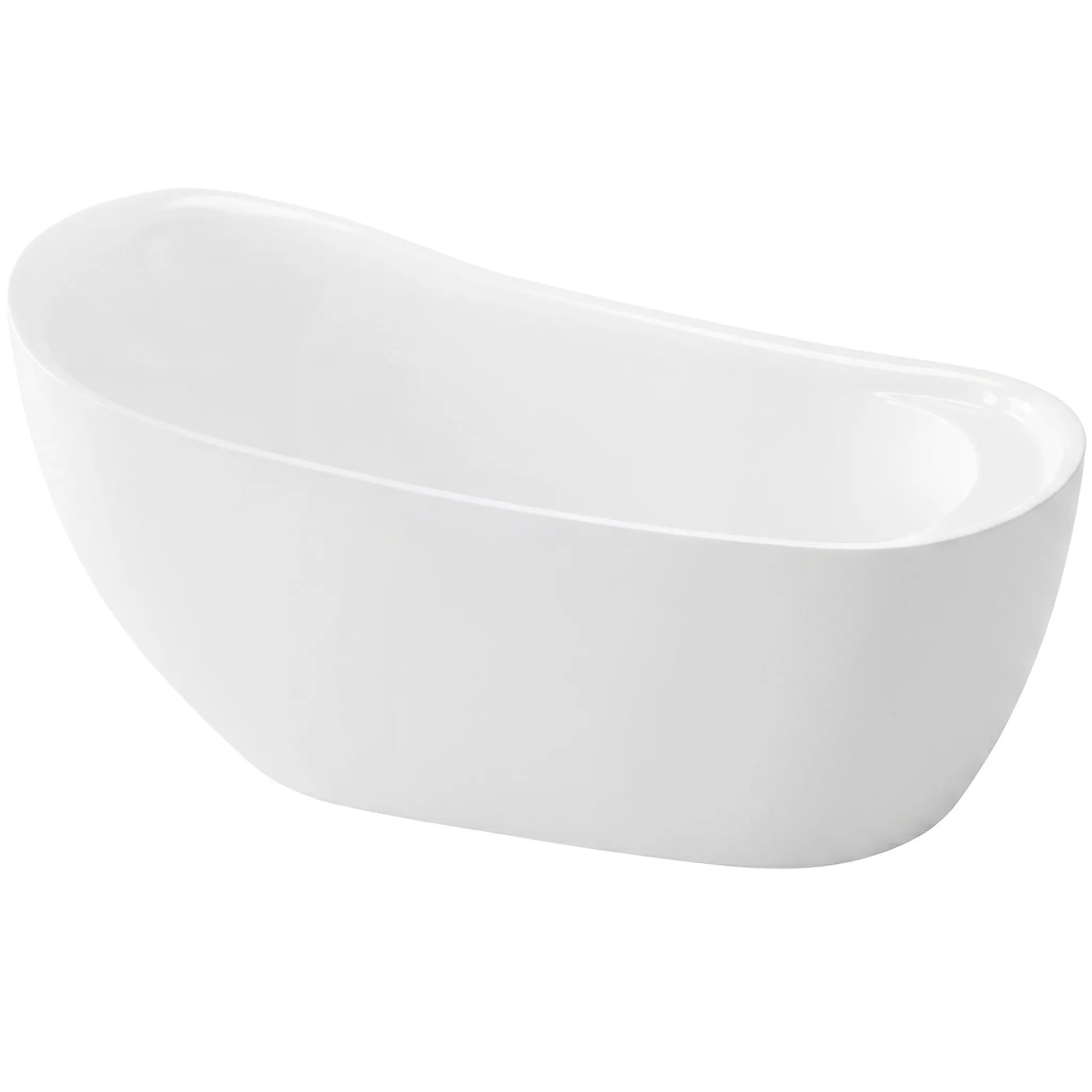 REA fritstående badekar ORTE 180 Hvid, 181x79x79,5cm