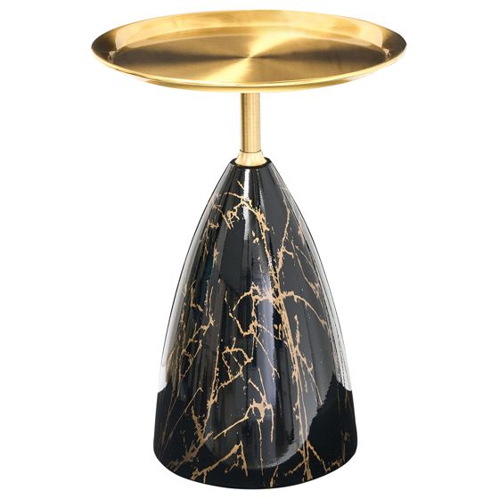 Bord STORM Metal Marmor/guld