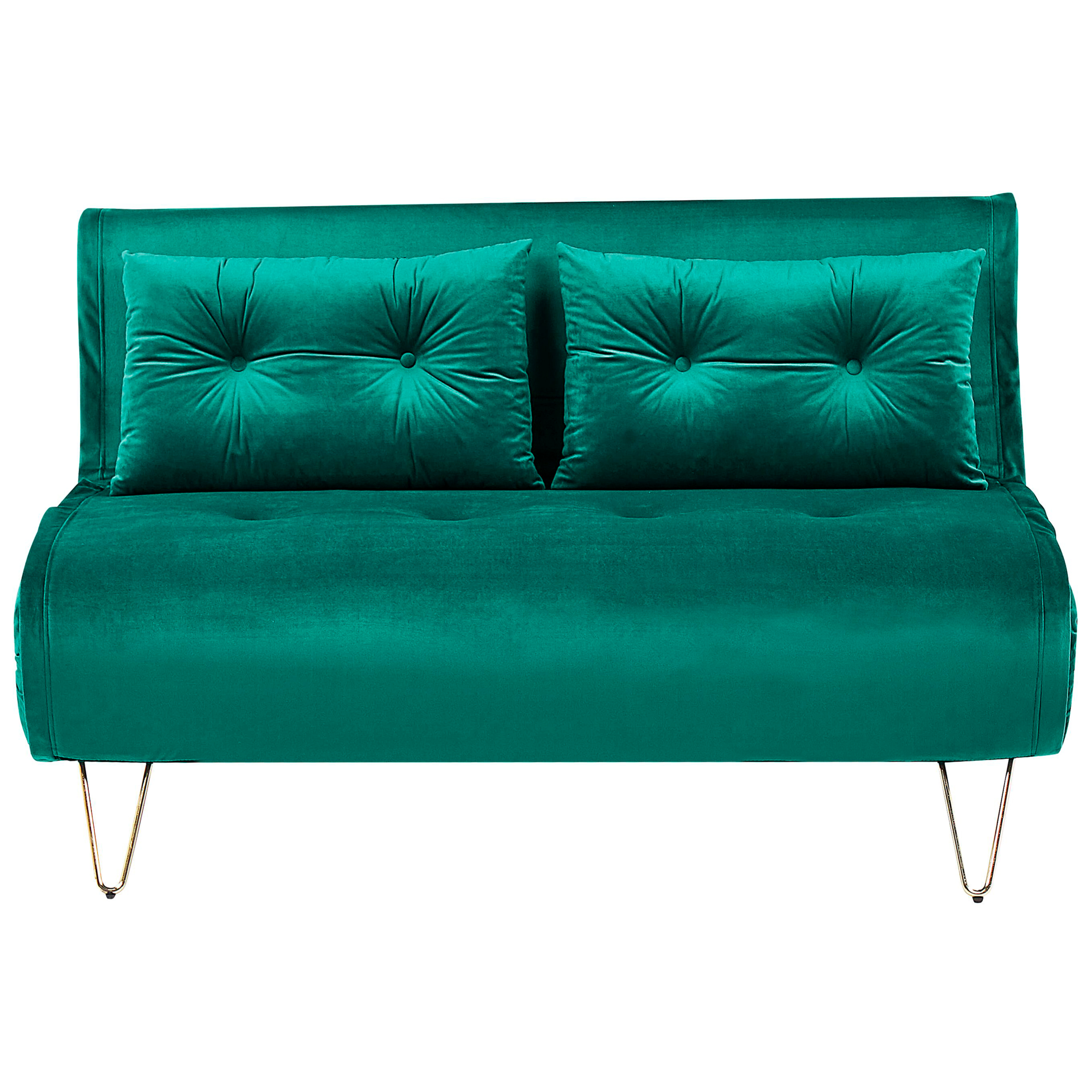 Sovesofa 2 personers VESTFOLD Velour Mørkegrøn
