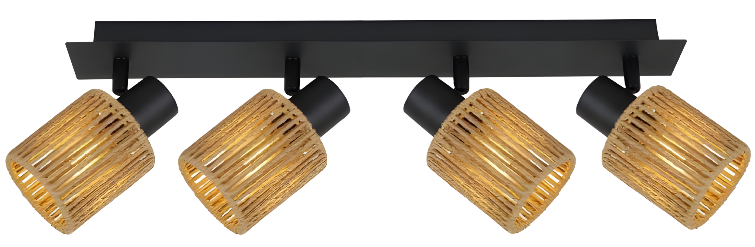 TOOLIGHT hængende loftlampe APP1825-4W Sort 76x76x16cm
