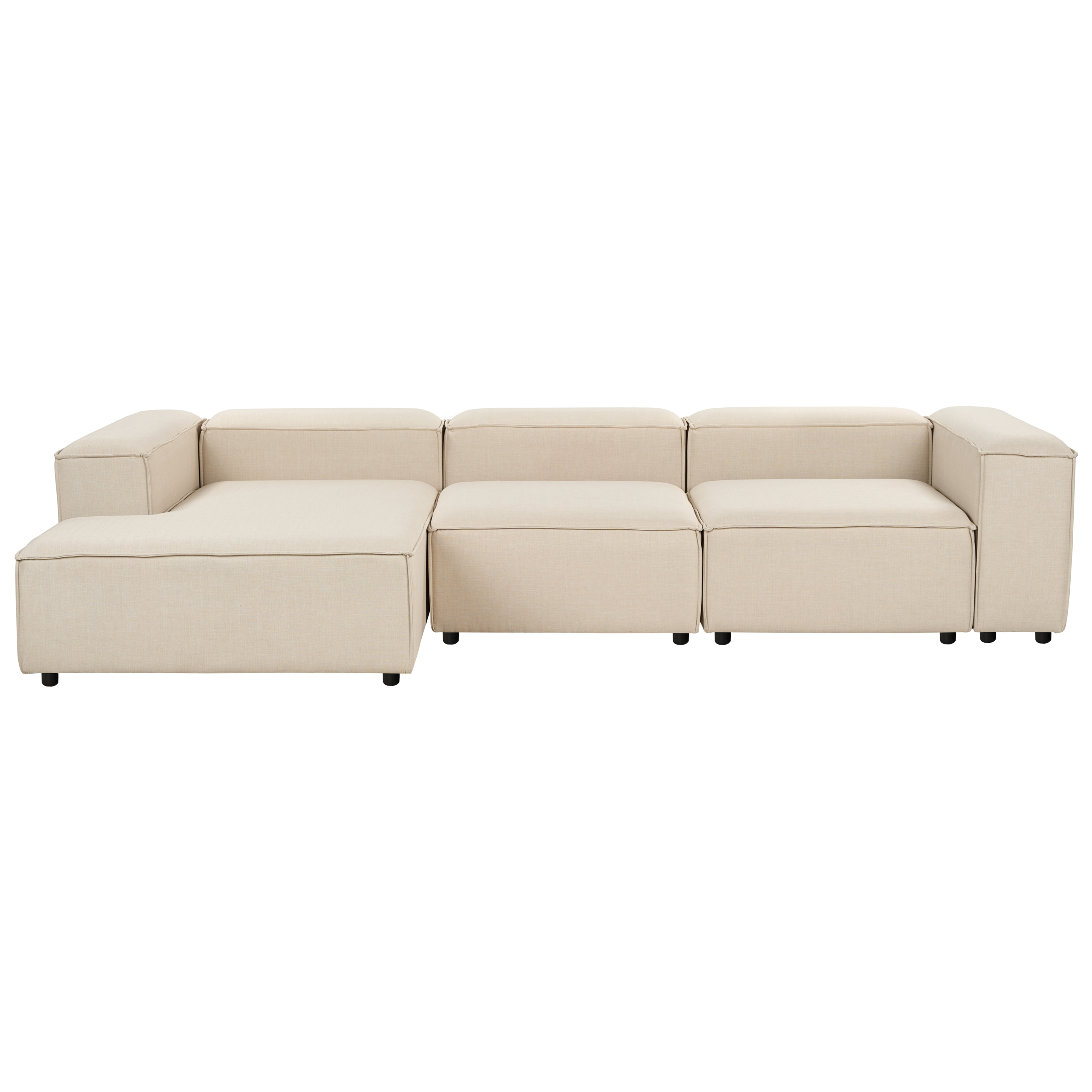 Hjørnesofa modul 4 personers ARDAL Beige Højrevendt