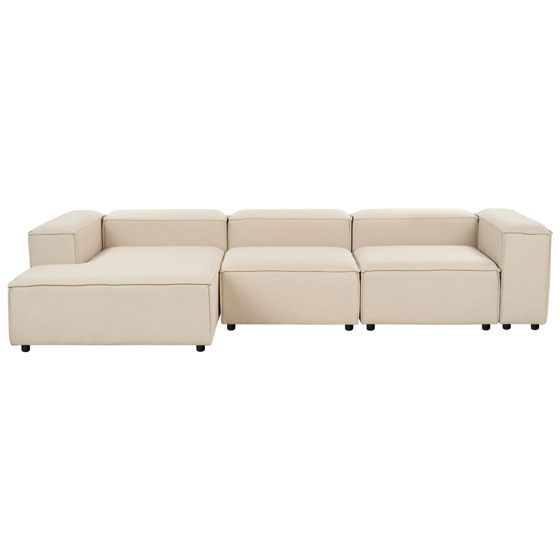 Hjørnesofa modul 4 personers ARDAL Beige Højrevendt