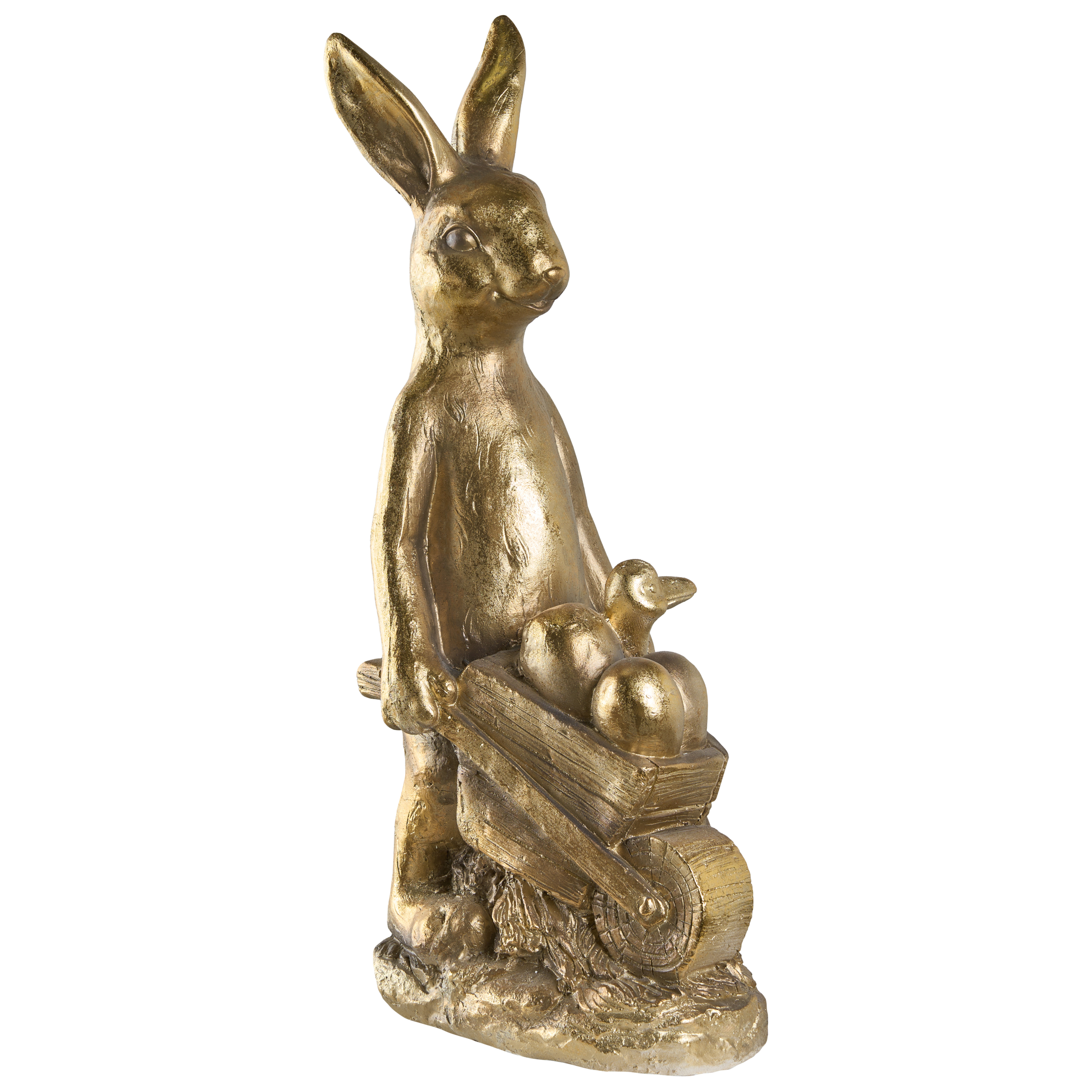 Havestatue SKAMBY Kanin Guld