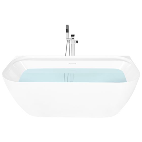 Back-to-wall badekar TAUCA 170 x 80 cm Hvid