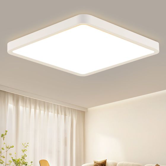 NETTLIFE LED loftlampe, 23 W, soveværelseslampe, IP44 varm hvid 23 cm Køkkenlampe firkantet Badeværelseslampe, entré
