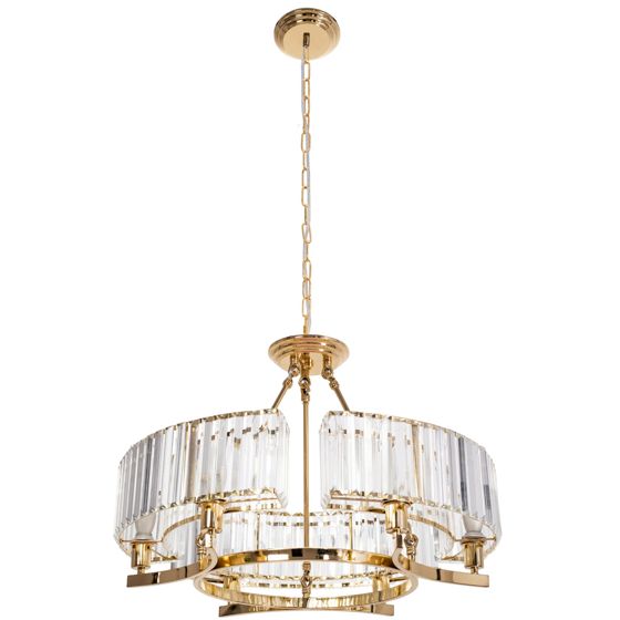 TOOLIGHT hængende loftlampe APP789-6C Gennemsigtig 83x83x43cm