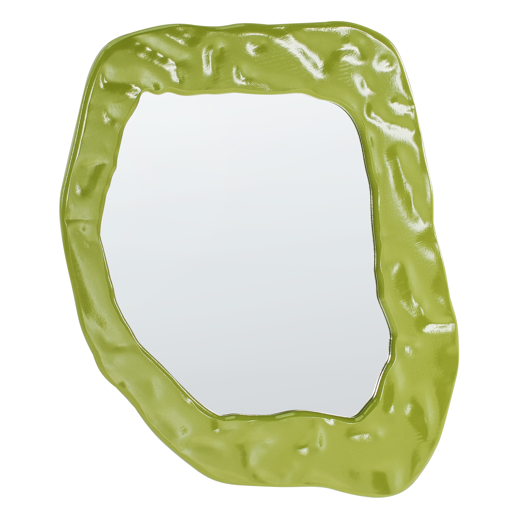 Vægspejl MARTYRE 57 cm 74 cm Grøn