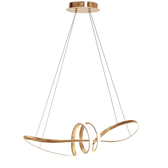 TOOLIGHT hængende loftlampe LHJ036-CP LED Guld 28x69x29cm