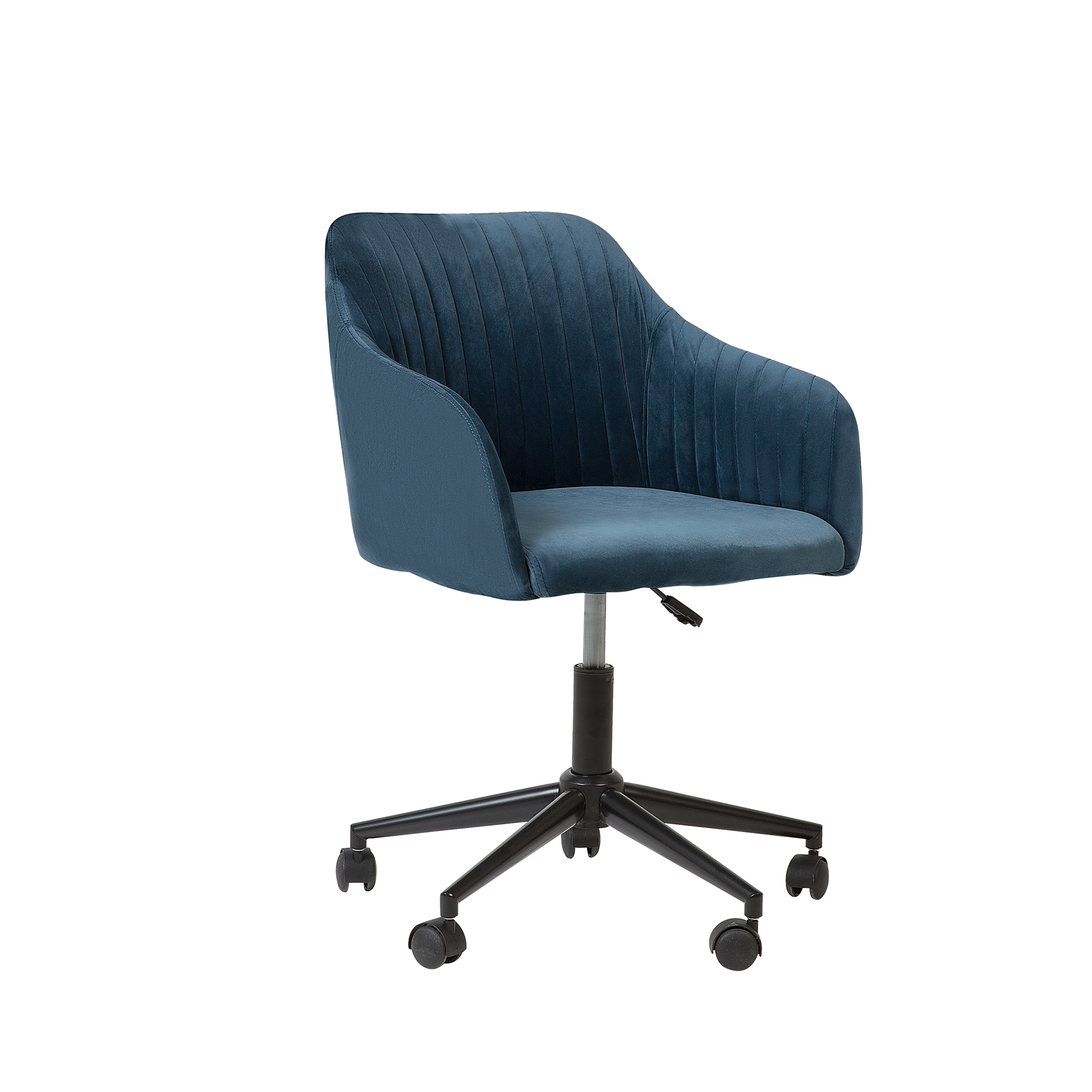 Skrivebordsstol VENICE Velour Navy Blå