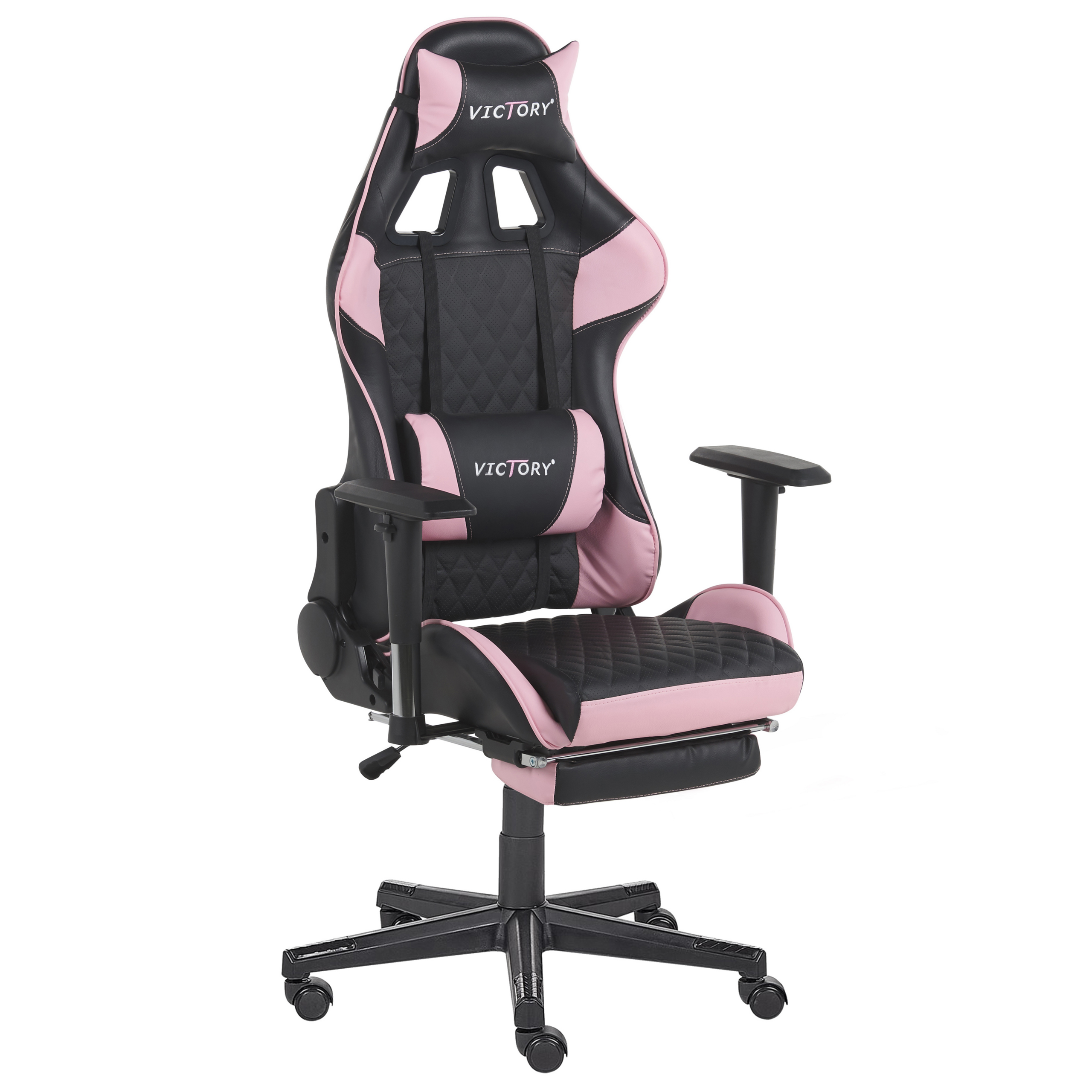 Gamingstol VICTORY Kunstlæder Lyserød