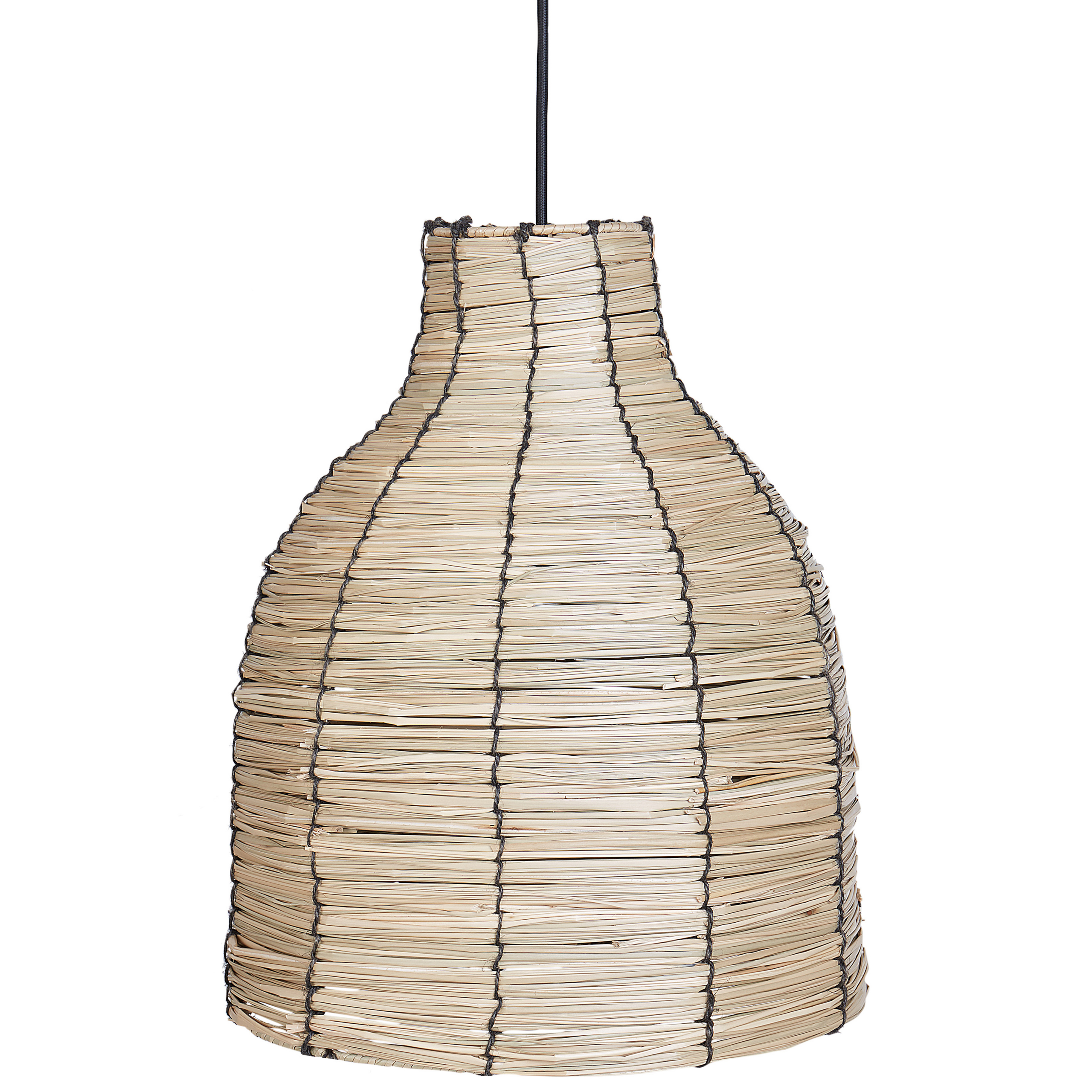 Loftlampe KELAKAS Flet Naturlig