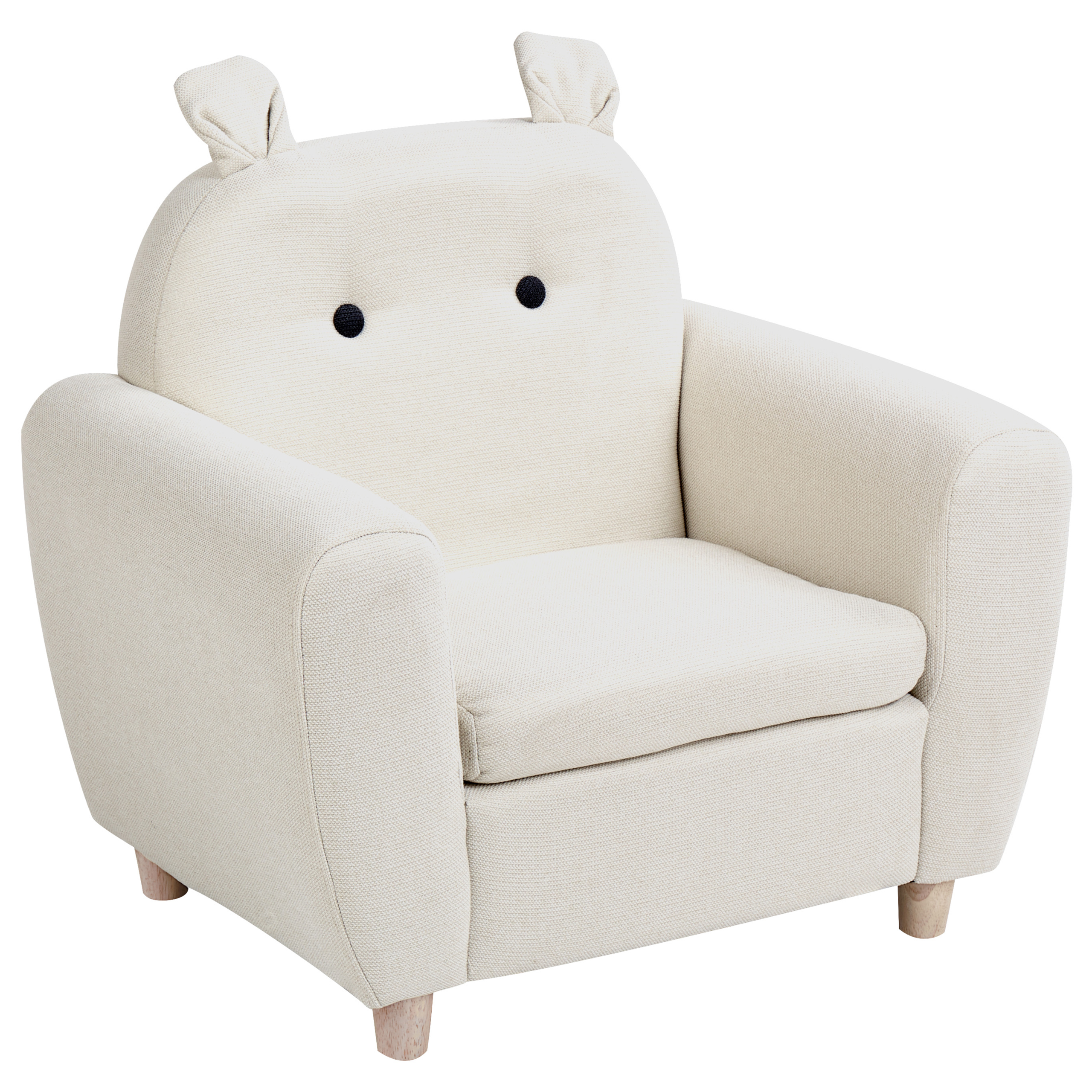 Børnelænestol Hippo MARIBO Beige