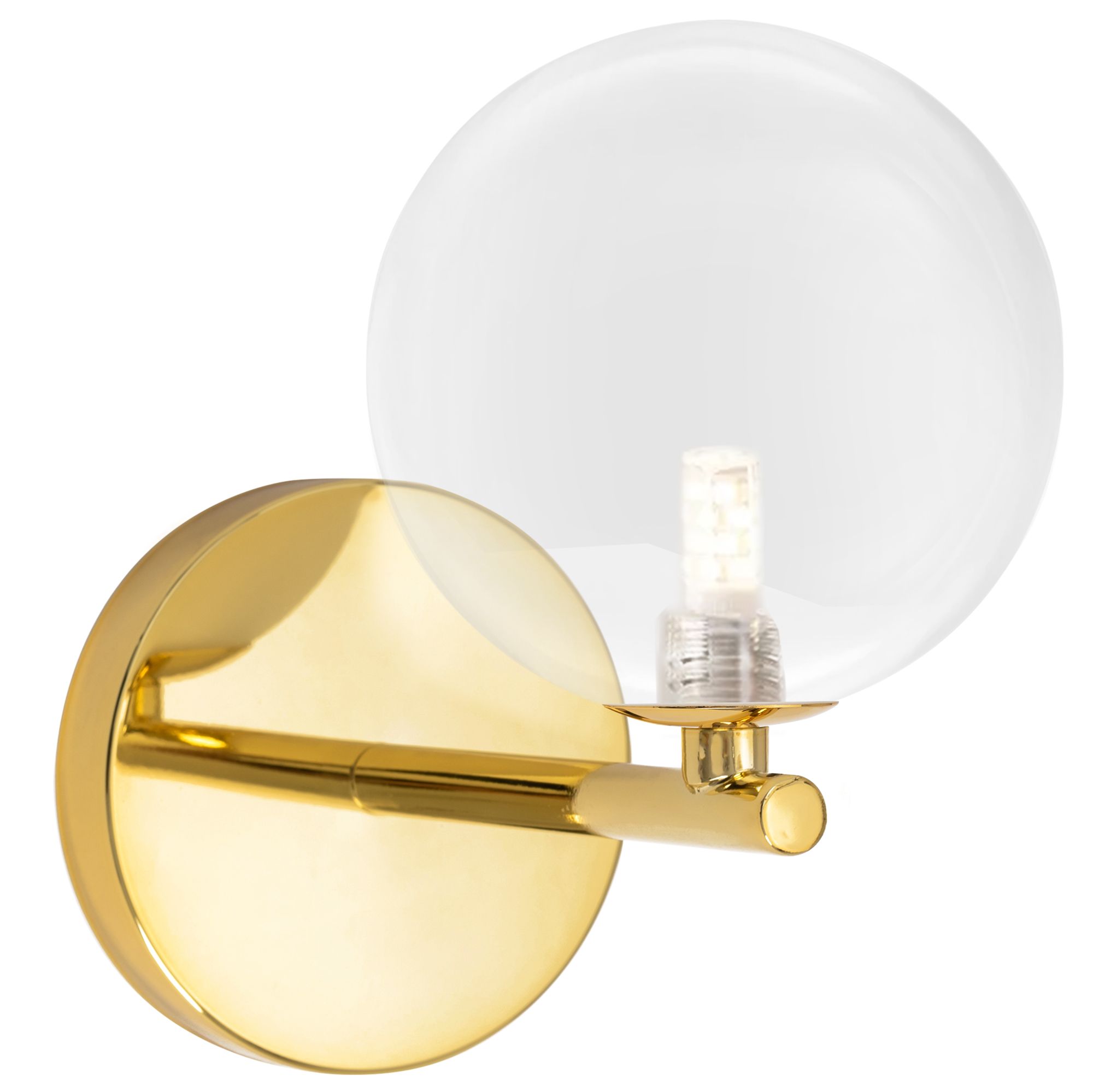 TOOLIGHT væglampe APP1161-1W Guld 17x10x17cm