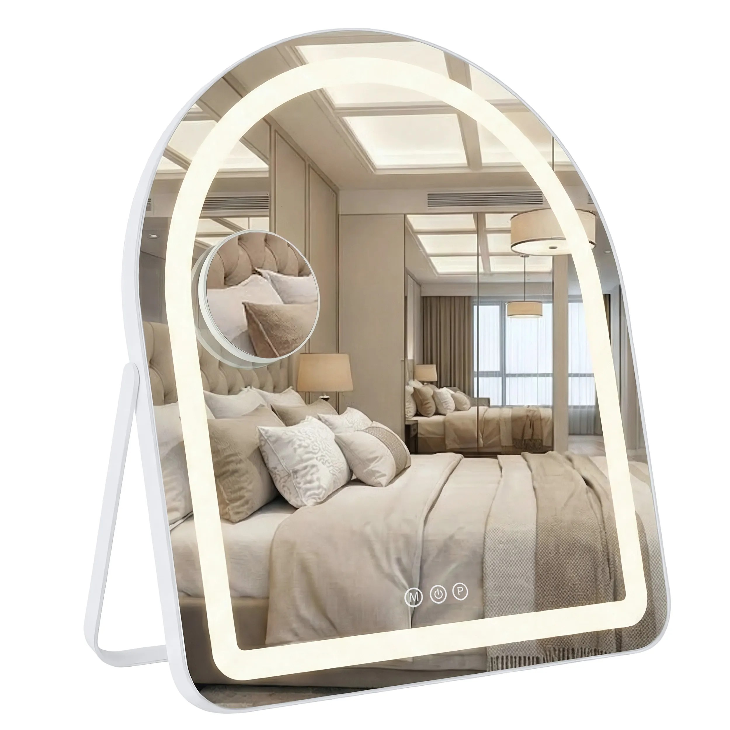 REA spejl GLAM 40X45 LED Hvid 3x40x45cm