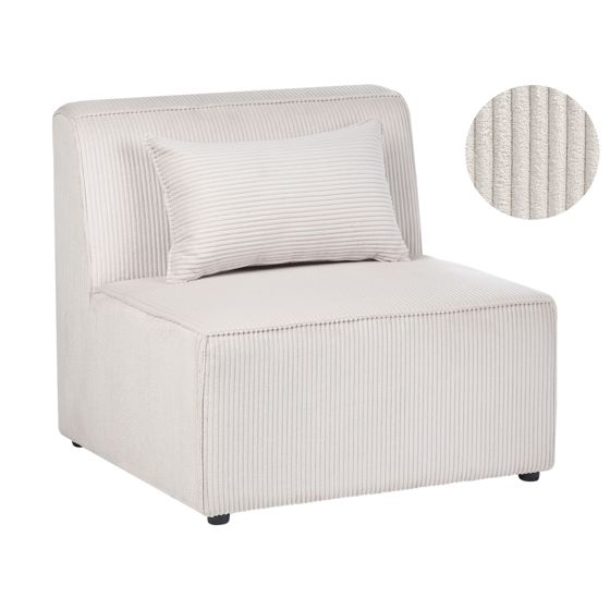 Stol Modul LEMVIG Fløjl Beige