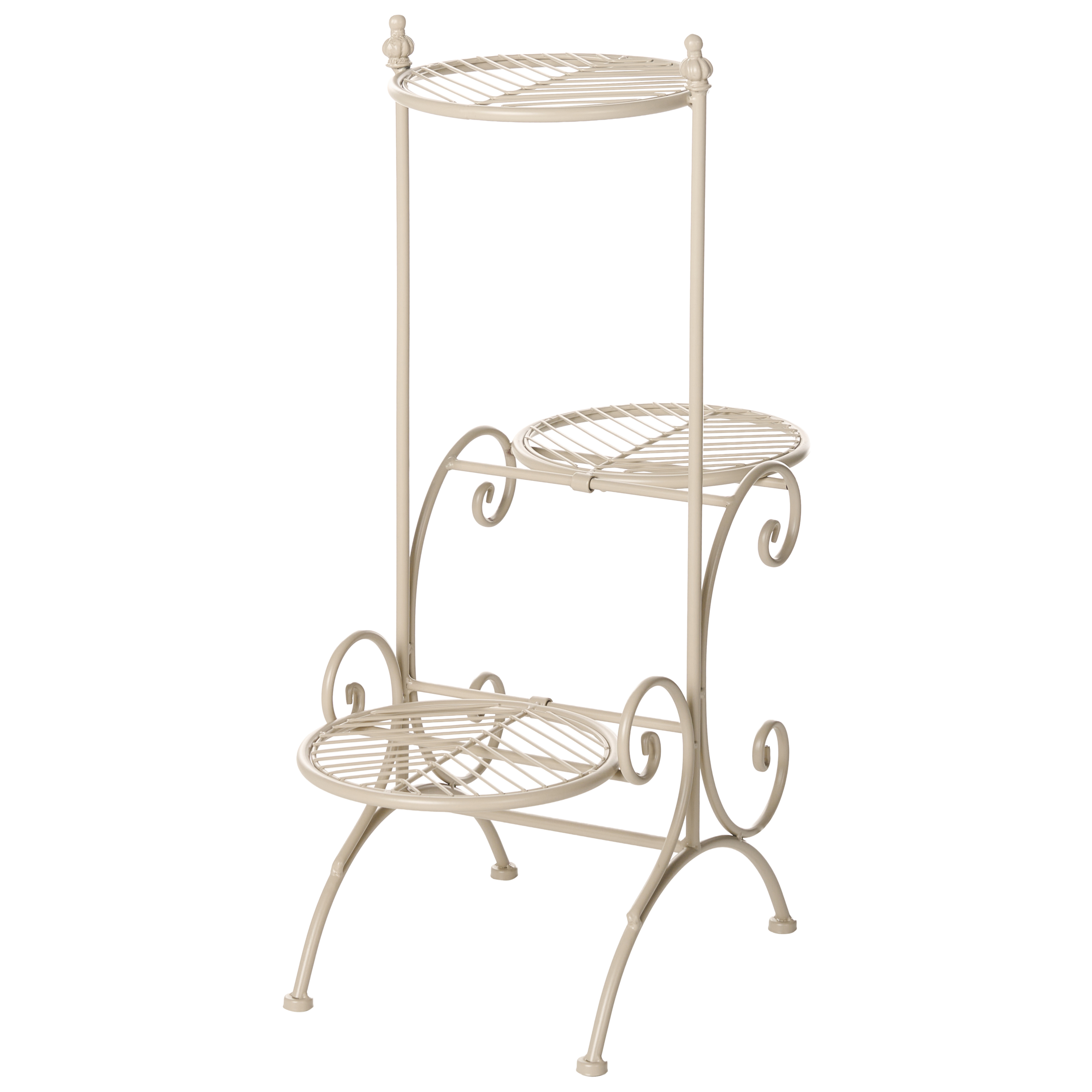 Plantestativ ASAGAO 26 cm Metal Beige