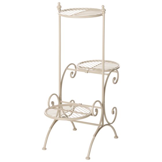 Plantestativ ASAGAO 26 cm Metal Beige