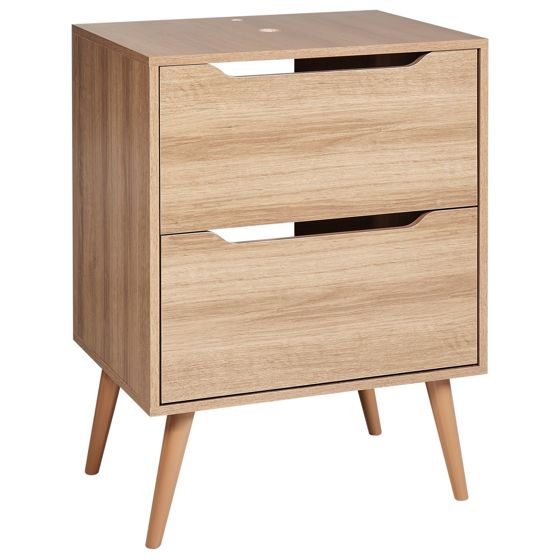 Vaskeskab CARIACICA 60 cm Lysebrun