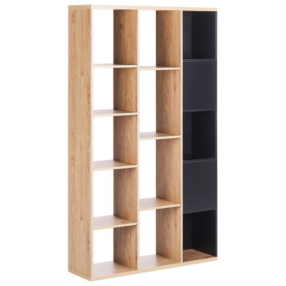 Bogreol BANGOR 175 cm Brun/sort