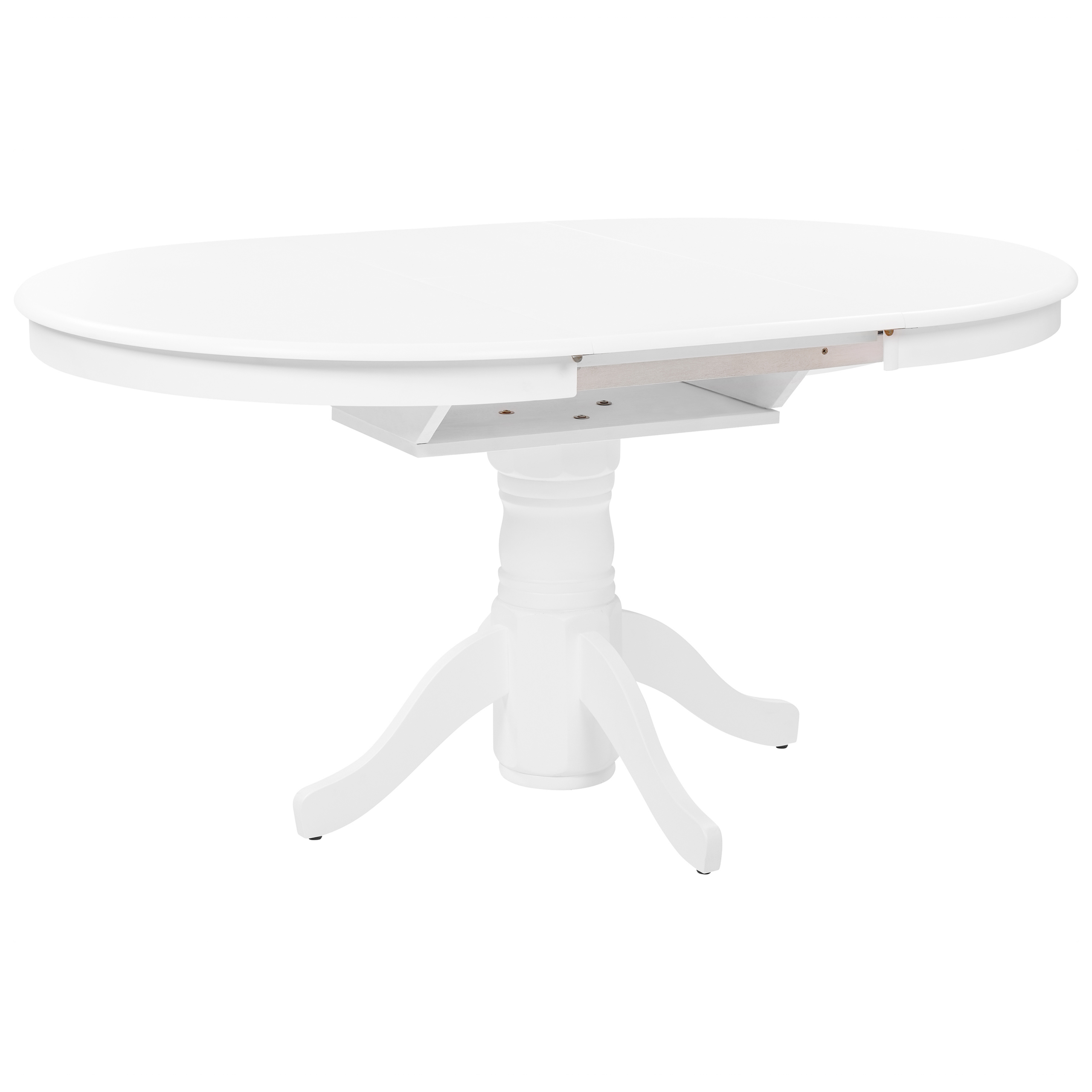 Spisebord med udtræk AKRON Hvid 106/150 cm 106 cm
