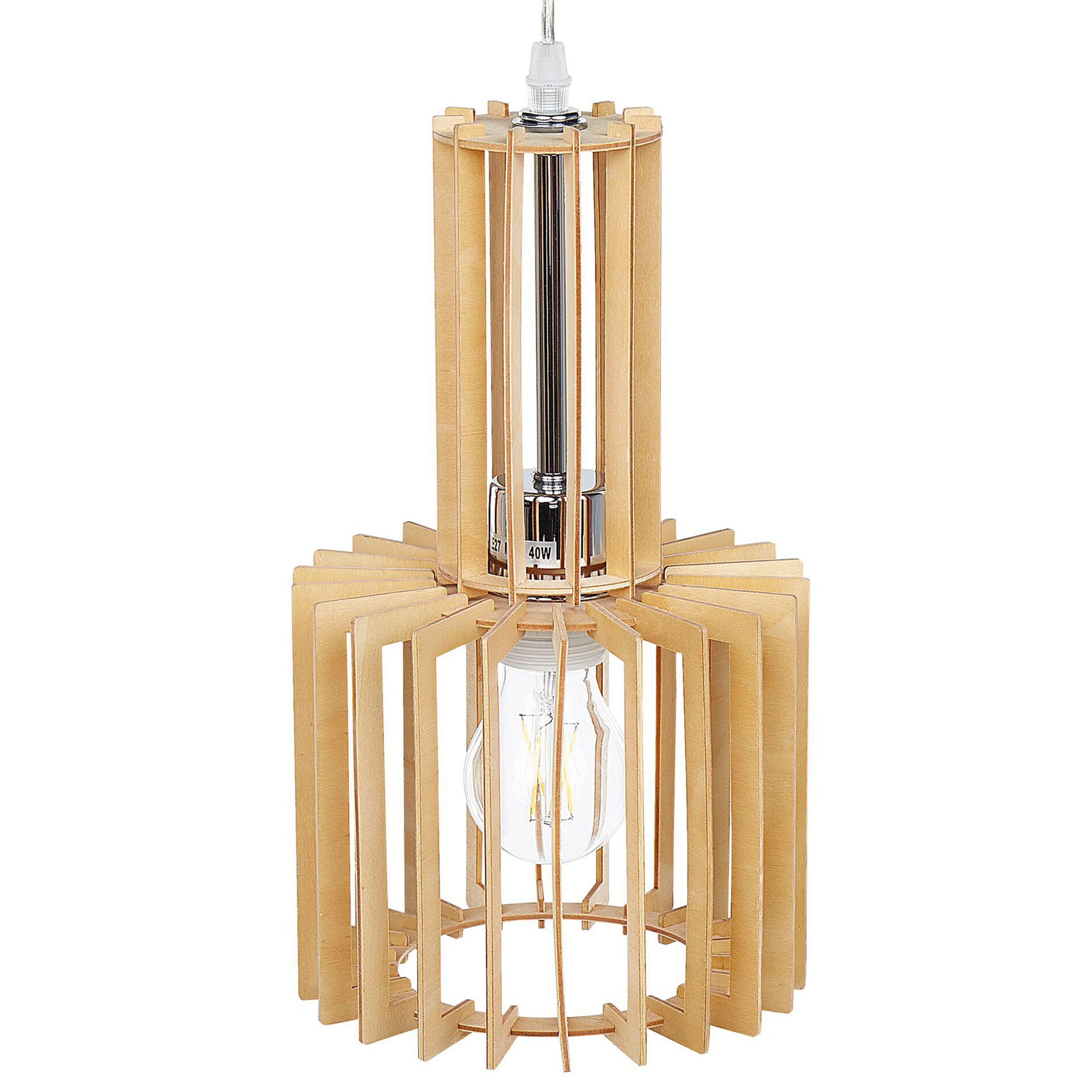Loftlampe NIARI Lysebrun