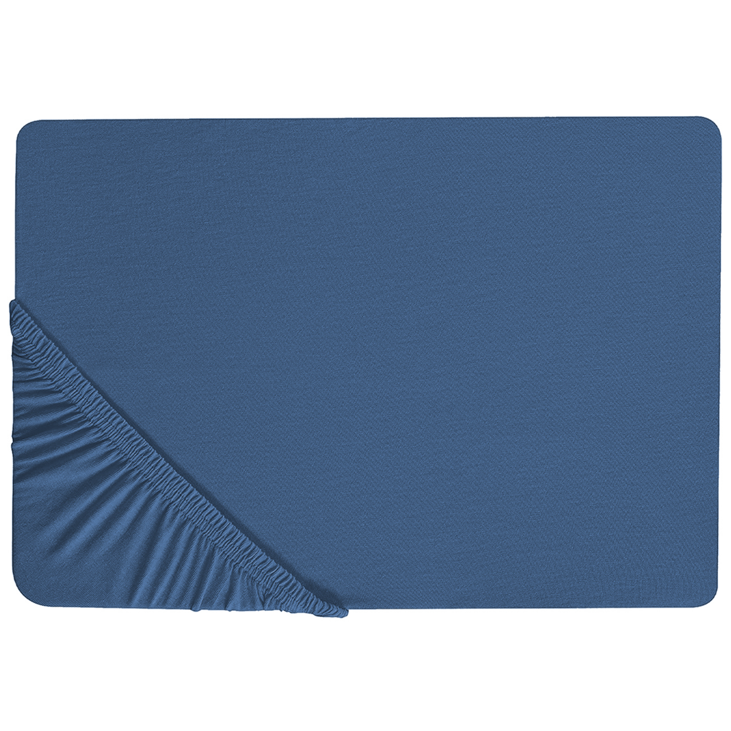 Stræklagen JANBU 90 x 200 cm Bomuld Navy Blå