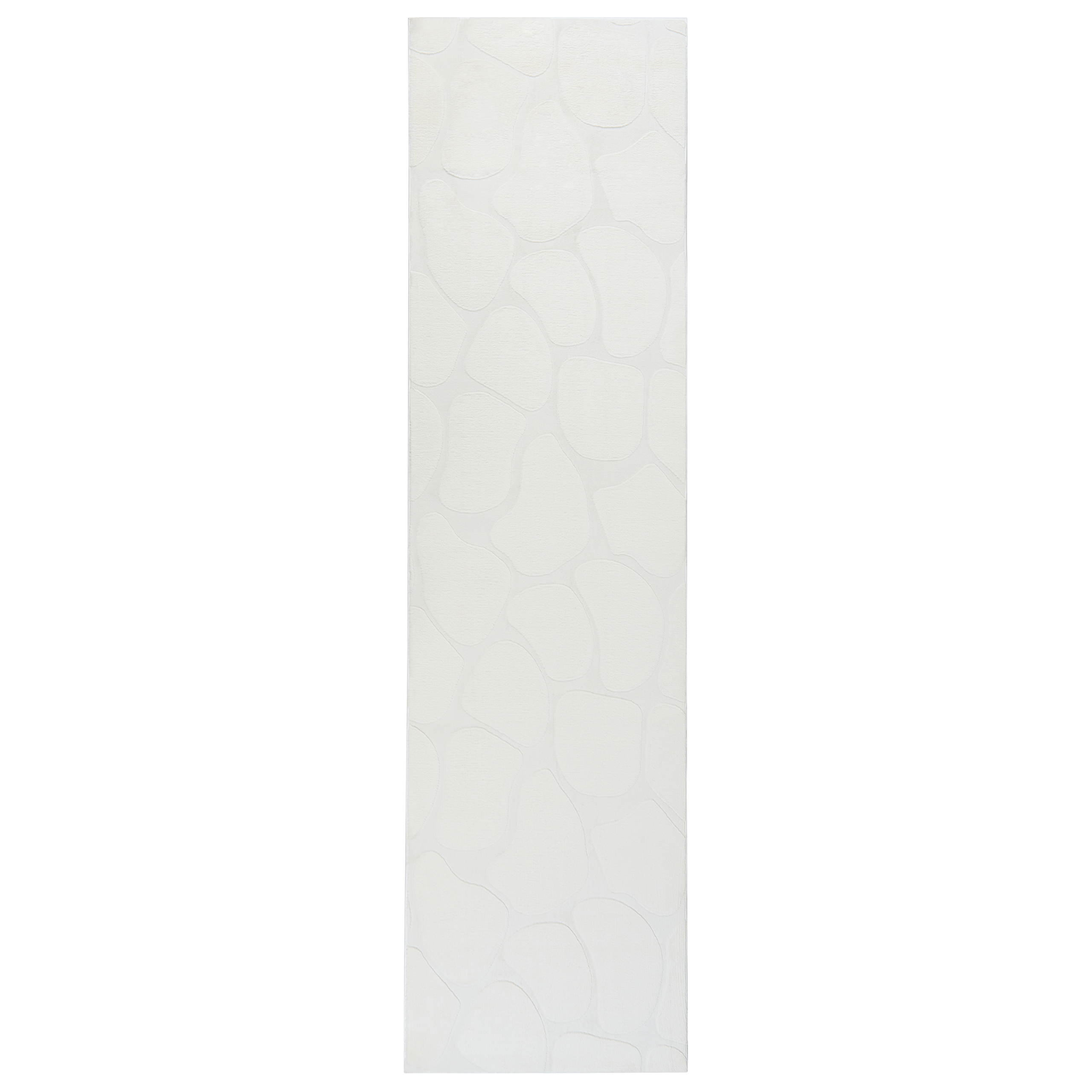 Gulvtæppe KAWI Cremehvid 80 x 300 cm