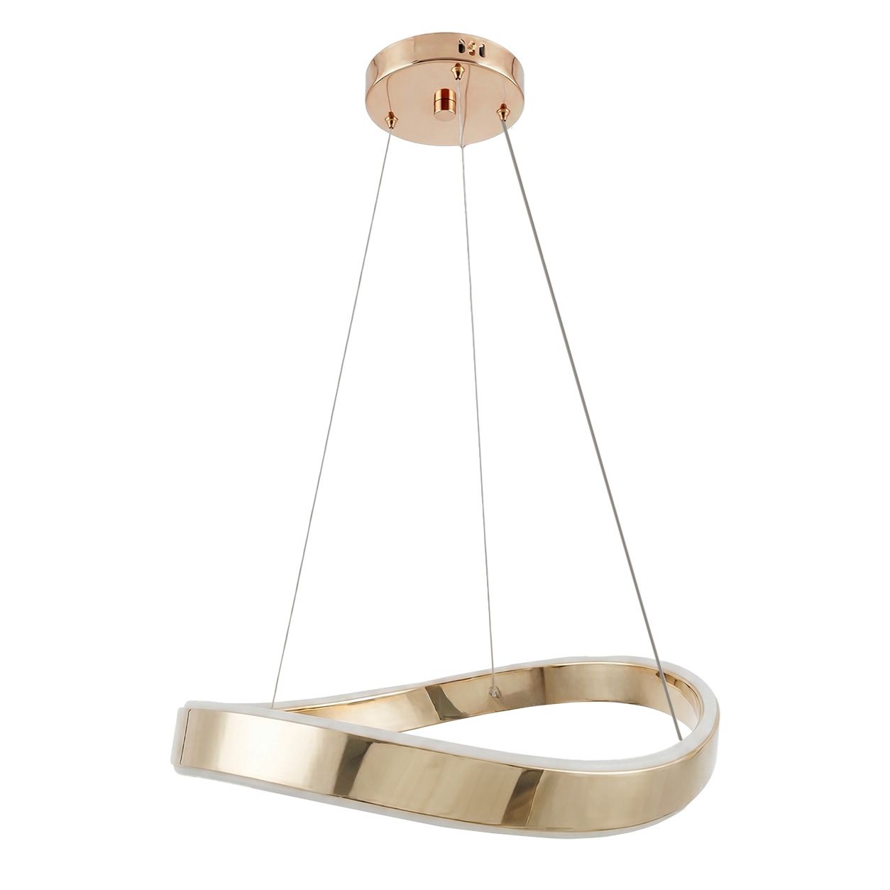 TOOLIGHT hængende loftlampe SWE064-CP 40cm Guld 40x40x5cm