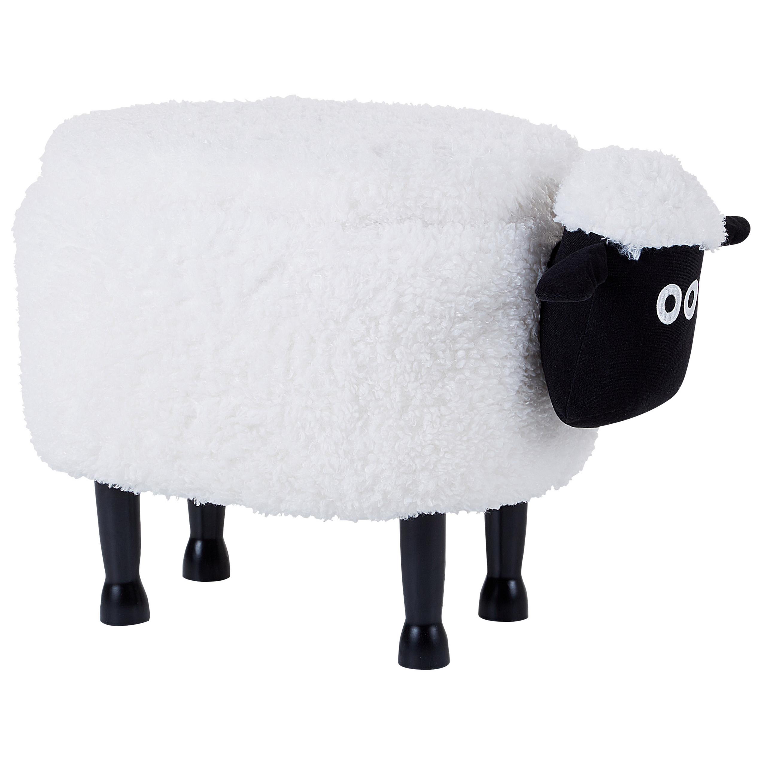 Dyrepuf med opbevaring SHEEP Får Hvid
