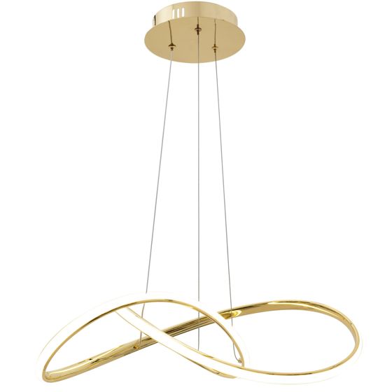 TOOLIGHT hængende loftlampe LED APP1601-CP Guld 56x55x16cm