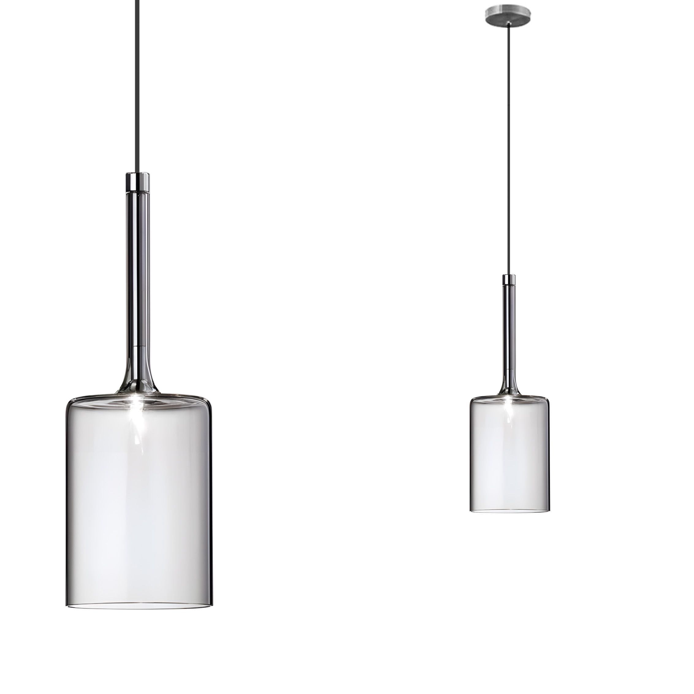 TOOLIGHT hængende loftlampe APP1702-1CP B Grå 14x10x30cm