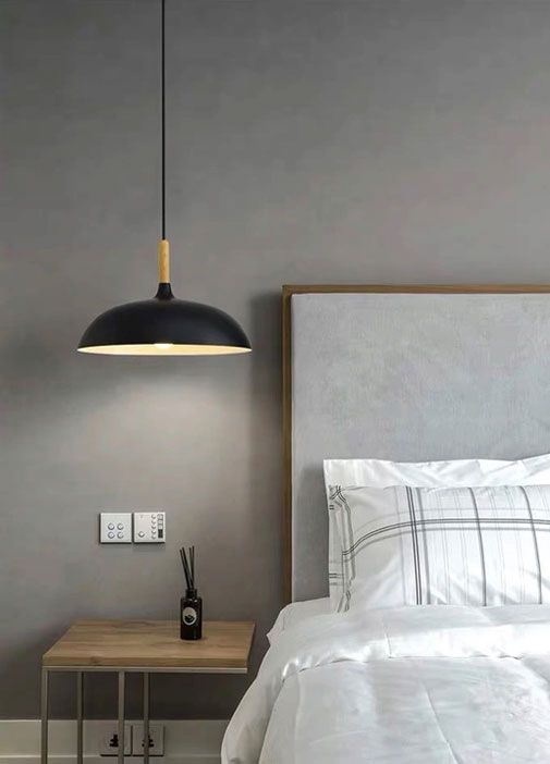 TOOLIGHT hængende loftlampe APP178-1CP ANZO Sort 45x45x26cm