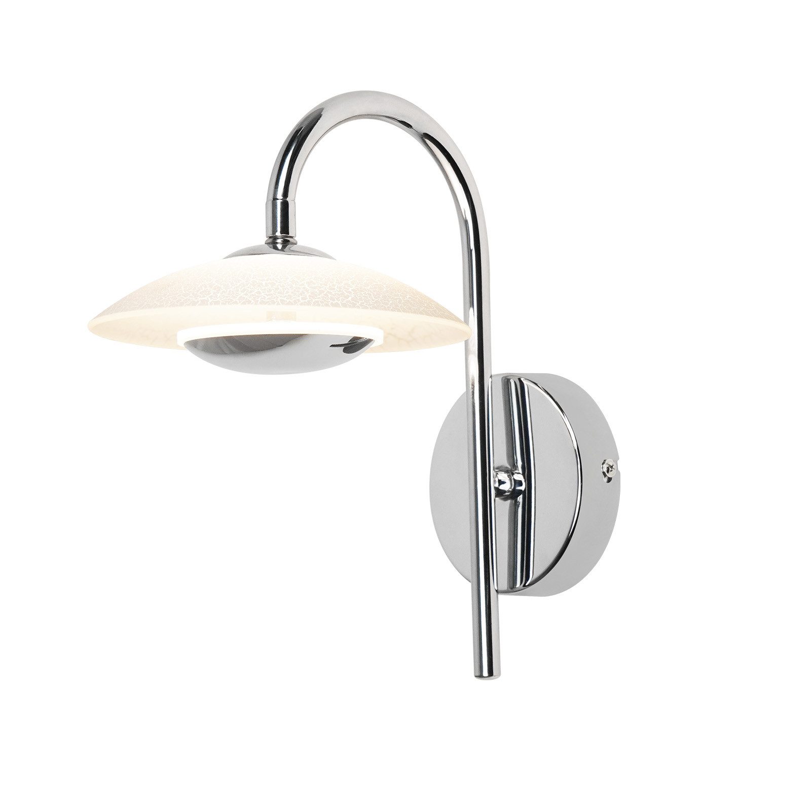 NETTLIFE moderne LED-væglampe til indendørs belysning, korridorbelysning, 3000K, glas, til hoteltrappe