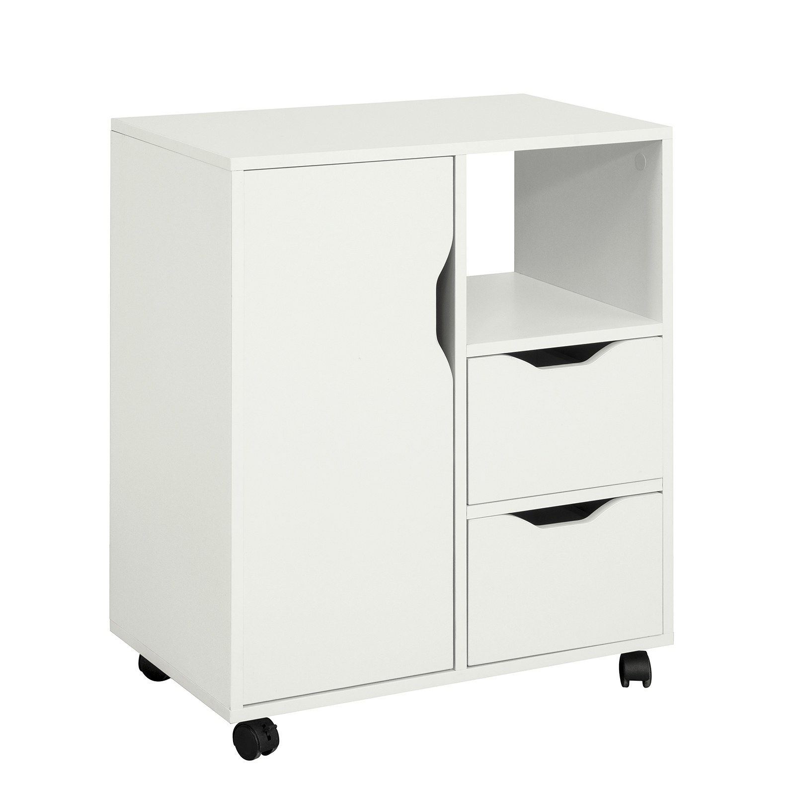 SoBuy printerbord, Printerskab, printermøbler FBT105-W