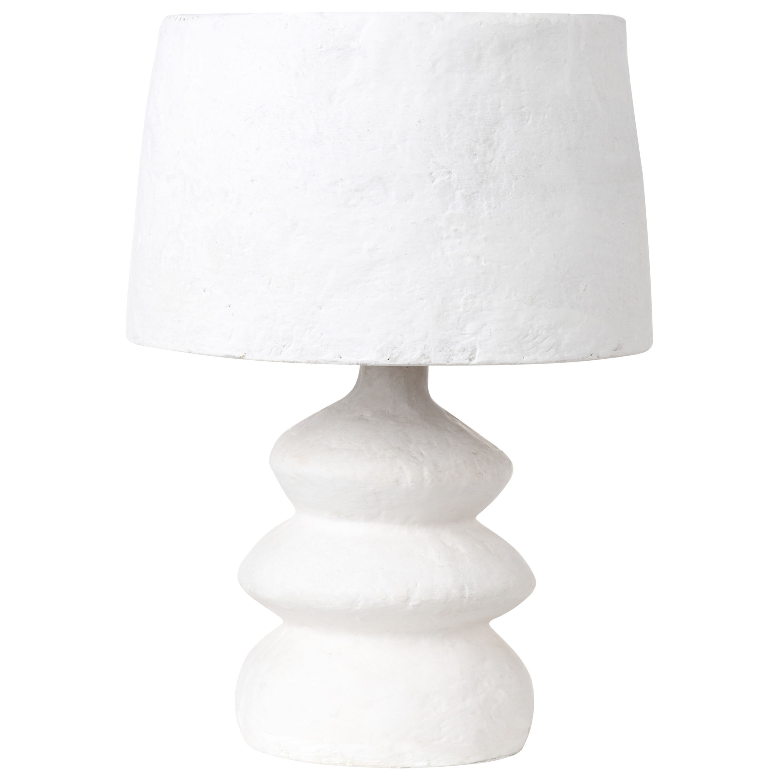 Bordlampe ARAPEY Papmaché Hvid