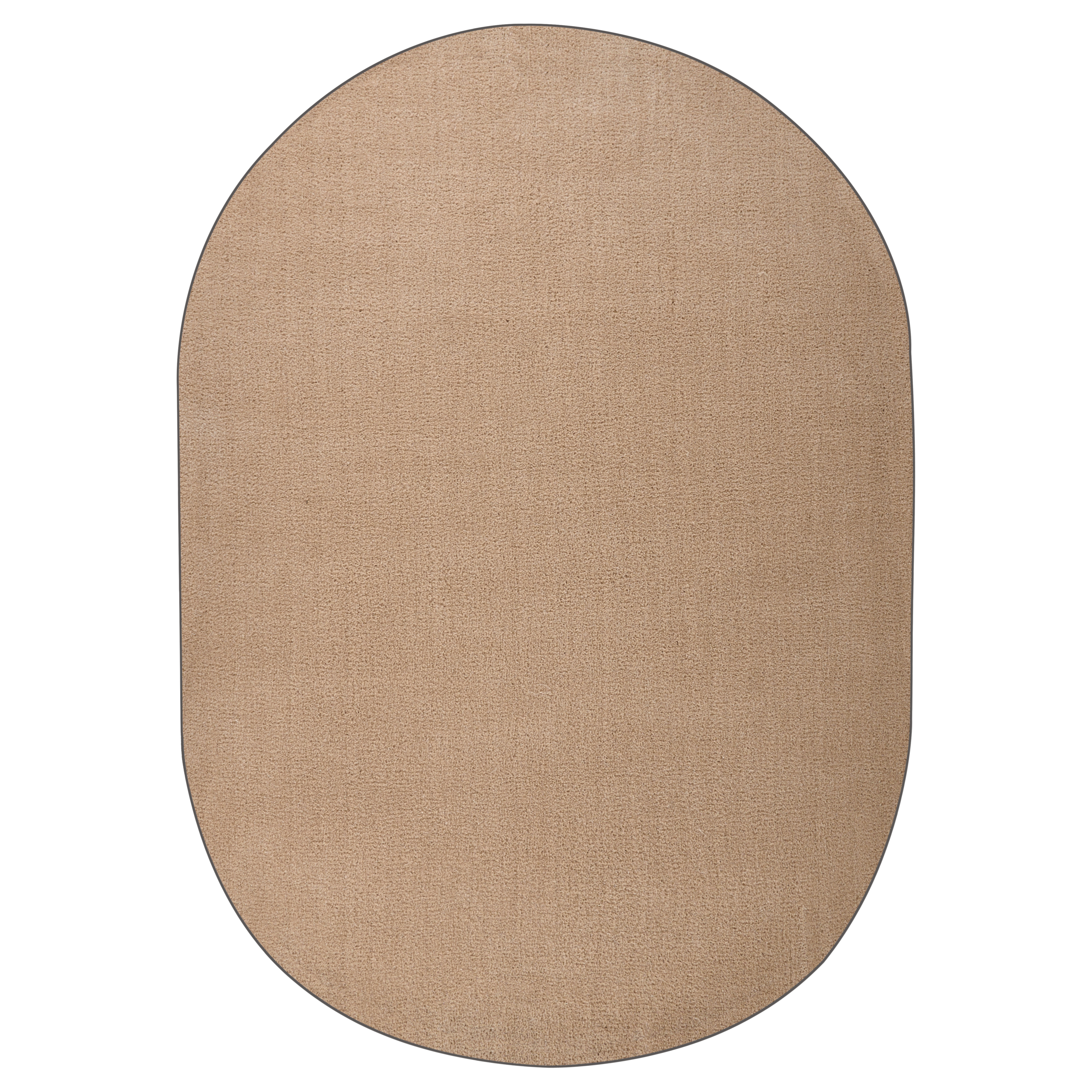 Shaggy gulvtæppe DEMRE Mørk beige 160 x 230 cm